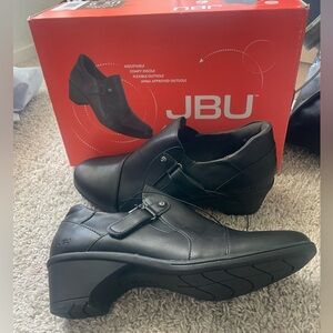 JBU Men's Black Slip-On Loafers